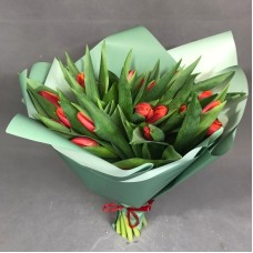 Red tulip bouquet (Compact)